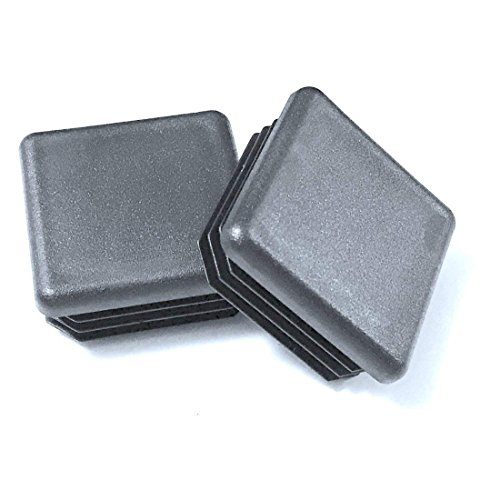SBD"s 1-1/2" Square Black Plastic Plug 14-20 Ga Inside ( Fits ID 1.35" to 1.42")Fitness Eqpt End Caps) Tubing End Cap Furniture Chair Glide Inserts Fitness Eqpt End Caps