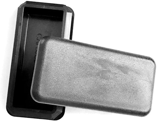 SBDs 1.5" X 3" Rectangular Tubing Plastic PLUGS - Ribbed Flex Inserts | Made in USA by CAPLUGS - Qty 04
