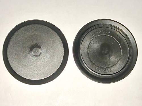 1 3/4" 1.75 inch Flush Mount Black Plastic Body and Sheet Metal Hole Plug Qty 10