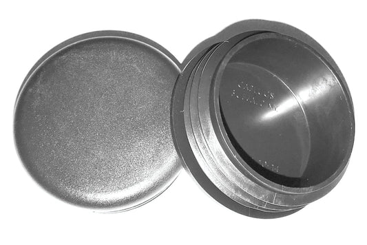 (Pack of 4) 2-3/8" Round PLUGS (10-14 Ga 2.11" to 2.21" ID) || 2.375 Inch OD Black Plastic End Caps | Office and Patio furniture finishing caps | Fitness Eqpt End Caps | Fencing Post Inserts | by SBD