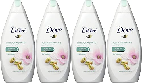 Dove, Body Wash, Pistachio Magnolia - 500ml pack of 4t,Moisturizing