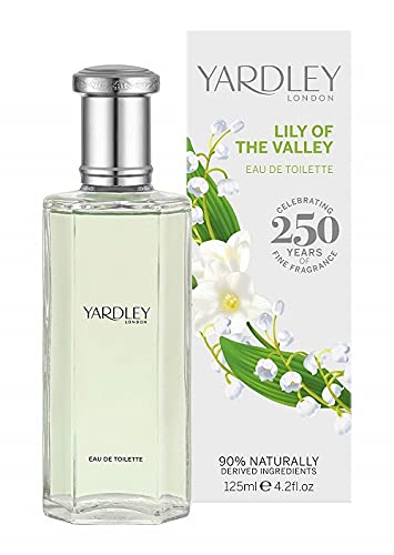 Lily of The Valley by Yardley of London for Women Eau De Toilette Spray, 4.2 Ounce