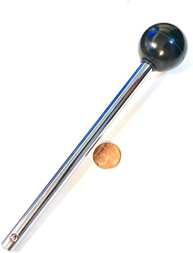 SBD'S 3/8" X 5-1/2" Diameter Round Locking Space Universal Fitness Eqpt Weight Stack Replacement Selector Key Detent Hitch PINS | Chrome Plated