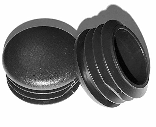 1-3/8" OD Round Plastic Plugs (14-20 Ga - Hole Size 1.21" to 1.30" ID) - | 1.375 Inch Head Dia | Furniture Finishing caps | Fitness Eqpt End Caps | Fencing Post Inserts | by SBD