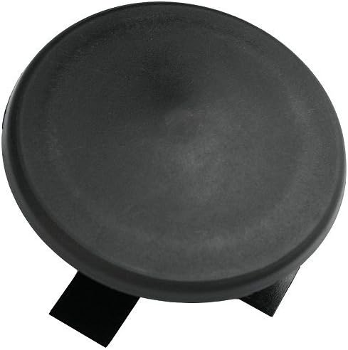 SBD's 7" Round Black Light Pole Top Cap Tubing Plug | Glass-Reinforced Polyester Made in USA| W/Four Bendable Clips/Straps