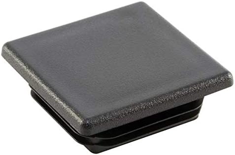 SBD's 2" Square (14-20 Ga 1.85" - 1.92" ID) Black Plastic Tubing Plug, 2 Square inch End Cap 2"x2" - Steel Fence Post Pipe Tube Cover Insert | - End Caps for Fitness Equipment | by SBD