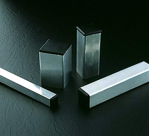 SBD's 1-3/4 / 1.75" Square Plastic Plug, 14-20 Ga Inside ID 1.49"-1.58" Tubing End Cap By Caplugs