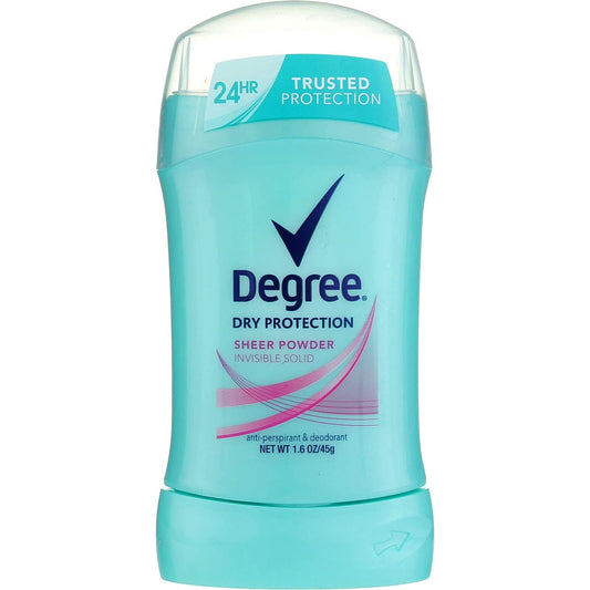 DEGREE DEODORANT STICK 1.6 OZ SHEER POWDER