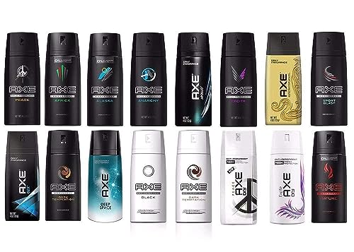 AXE Body Spray MIX(ASSORT) within available kind ( Pack of 6 X 150 ml / 5.07 oz )