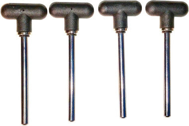 Magnetic Pin, Tensile (3/8" Dia 2-1/2" Locking Space) w/Black T Handle Knob- Universal Weight Stack Replacement SELECTOR Key | Detent Hitch Locking PINS