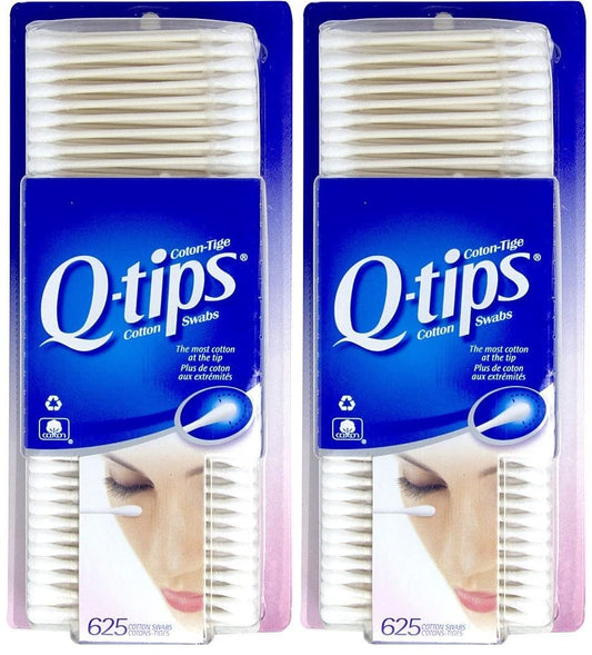 Q-tips Cotton Swabs for Hygiene & Beauty Care | Made w/ 100% Cotton (625 Ct Jumbo Pack)