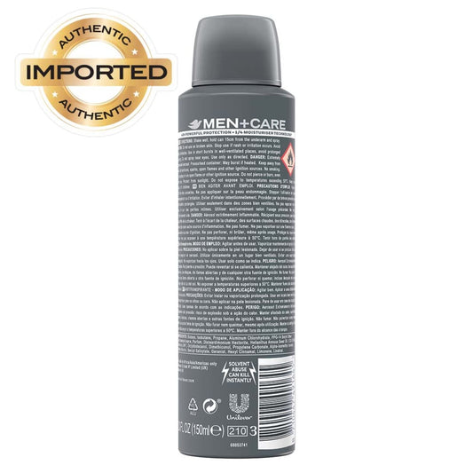 DOVE ACTIVE &FRESH MEN+CARE SPORT DEODORANT SPRAY 150 ML / 5.07 OZ