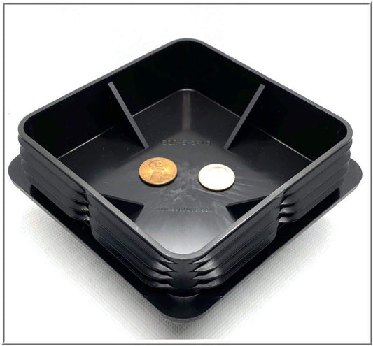 SBDs 5" Plug for Square Tubing (SQR 5-3-10 PE-LD) (.259-.134)" For ID 4.482 X 4.732 Made in USA BY CAPLUGS