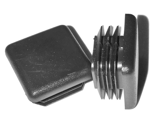 SBD's 1 1/4" - 1.25 Inch Square Black Plastic 14-20 Ga ( 1.1"-1.17" ID) Tubing Plug, End Cap -Steel Fence Post Pipe Tube Cover End Caps for Fitness Equipment And Furniture BY CAPLUGS