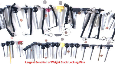 SBD's 3/8 Diameter | 5-1/2" Pin, Tensile Locking Space |T Handle Hard Plastic Knob| | Universal Fitness Equipment Weight Stack Replacement SELECTOR Key