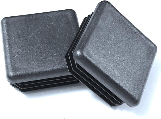 Made in USA - 2-1/2” - 16-23G SUARE LDPE Plugs / Tubing End Cap, Furniture Legs Glide Inserts Fencing Post End Caps