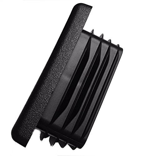 SBD's (02PK) 4" x 3" Rectangular (6-8 Ga Steel (Fits 3.60"-3.67" L- 2.60"-2.67" W ID) | Heavy Duty Lamp Post - FENSING Pole Insert. Fitness Equipment End Caps.