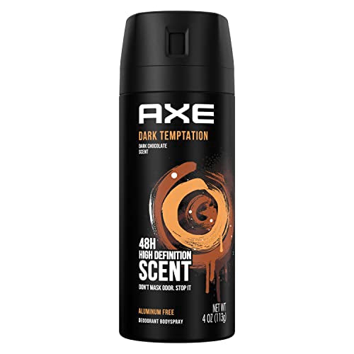 AXE Dark Temptation Deo Spay Odor Protection for Men Without Aluminum 5.0 oz