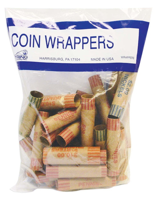 COIN WRAPPERS 36 CT ASSORTED
