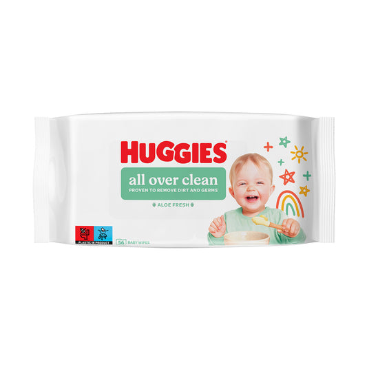 HUGGIES All Over Clean BABY Wipes , ALOE Fresh | 56 PCS x 10PK