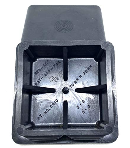SBD's 2-3/4” Square Tubing OD 2.75 Inch (70 x 70 MM 6 to 9 Ga Rare Size for Thick Walls 3.6 to 5 MM)