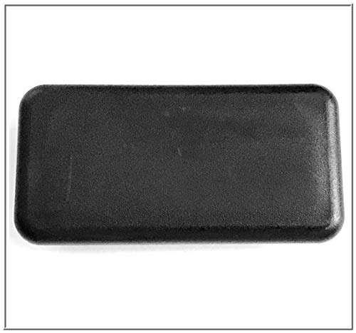 SBDs (Pack of 100) Rectangular Caplugs 4" x 2" for 6-12 Ga Steel Tube/Rod (L 3.594"-3.782"-W 1.594"-1.782" ID) for Fencing Post, Furniture Sliding Guides | Made in USA