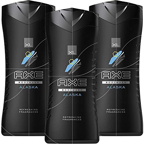 AXE Revitalizing Body Wash Shower Gel, Alaska, 13.52 Fl Oz (Pack of 3)