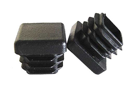5/8" Square TUBING END Cap Plug - Quantity of 8