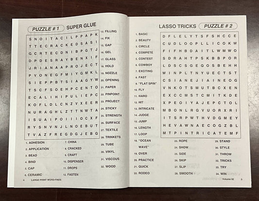 Kappa - Jumbo Large Print Word Find- Word Search Puzzle Book