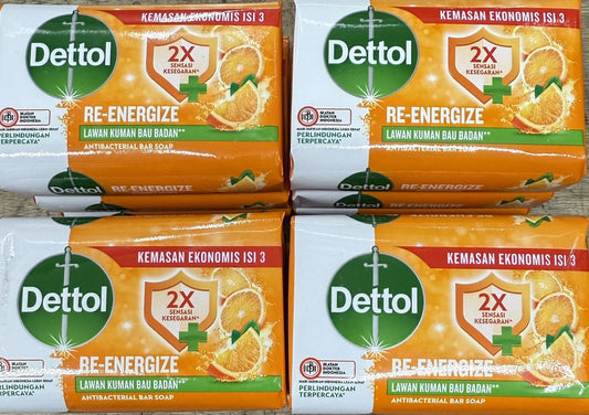 Dettol Re-Energize Bar Soap, 100 gm Free Shipping