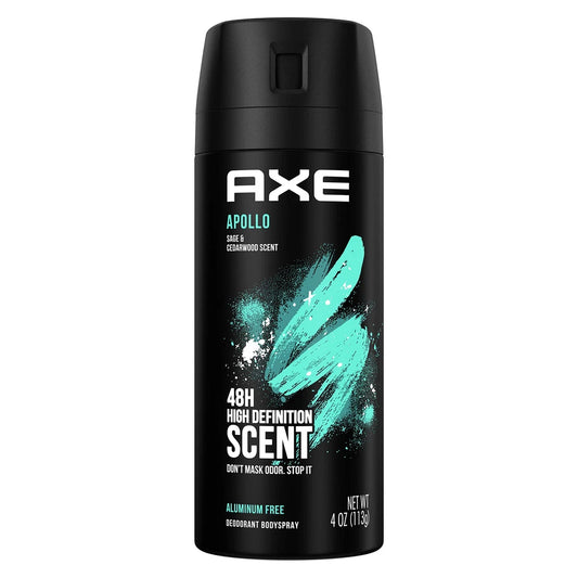 AXE Apollo Body Spray Long-Lasting Odor Protection Deodorant for Men