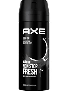Axe Black Long Lasting Deodorant Spray, Frozen & Cedarwood, 150ML