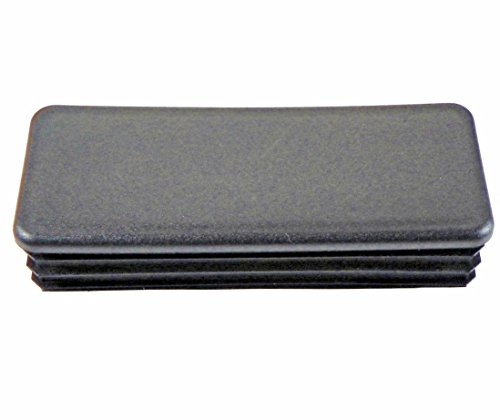 1" X 3 " Rectangle TUBING END Cap Plug - Quantity of 4