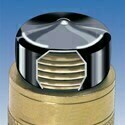 Caplugs 99390248 Plastic Round Cap VC-3000-24, Vinyl, Cap ID 3.000" Length 1.500", Black (Pack of 10)