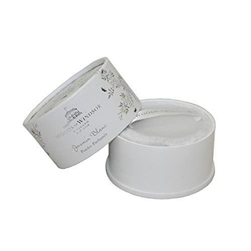 Woods of Windsor White Jasmine Body Dusting Powder with Puff for Women, 3.5 Ounce, 3.5 Ounce (Pack of 1) (K74739-bf)