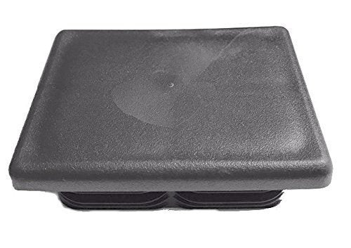 Caplugs 4" x 3" Rectangular USA - LDPE Inserts 6-8 Ga (Fits 3.60"-3.67" L- 2.60"-2.67" W ID) Fitness Equipment End Caps | Heavy Duty 5/16" Thick top Cap | Lamp Post - FENSING Pole Insert.
