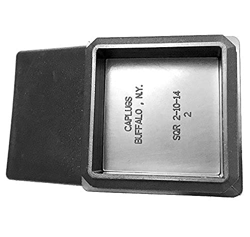 SBD's  2" SQUARE OD Size 2.000" Wall Thickness 10-14 Ga. (0.134-0.083) By Caplugs