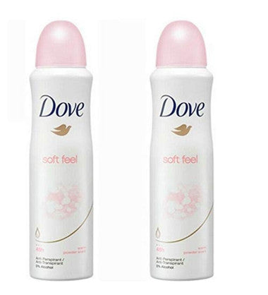 DOVE SOFT FEEL DEO DORANT SPRAY 150 ML / 5.07 OZ