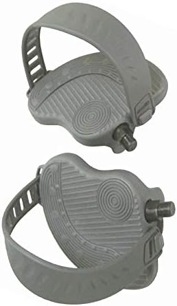 SBDs (Pair - L+R) Life Fitness Bike Pedals P781RL- W/Adjustable Straps -Replacement for Life Fitness OEM# AK63-00124-0001 -NEW