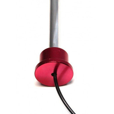 SBD RED Anodized Aluminum Knob w/ reinforced steel wire Lanyard MAGNETIC Universal Weight Stack Replacement Selector Key - 3/8" Dia 3-1/4" Locking Space DETENT Hitch PINS