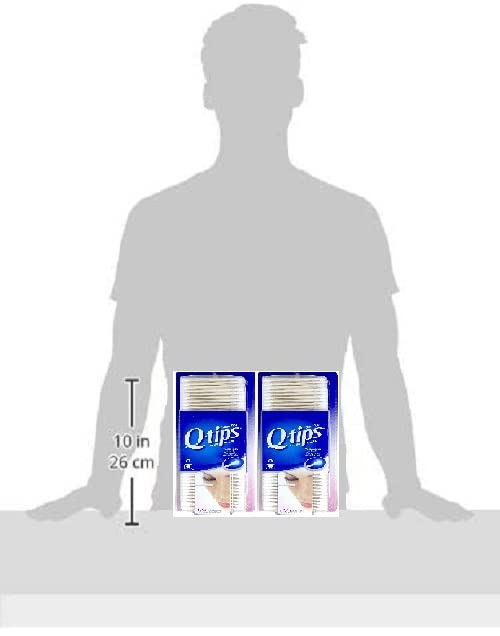 Q-tips Cotton Swabs for Hygiene & Beauty Care | Made w/ 100% Cotton (625 Ct Jumbo Pack)
