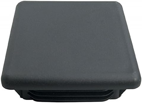 SBD's  3" Square Plastic Plugs |10 14 Ga - 3 x 3 Inch (for ID 2.74" TO 2.83") | Flexible Ridges n Side walls | Heavy Duty Impact Resistant Design LDPE Black Tubing Plugs | by SBD