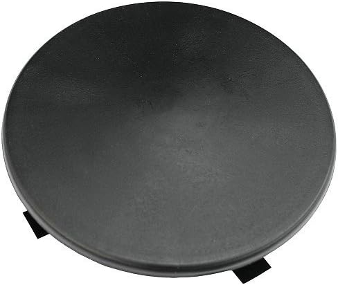 SBD's 7" Round Black Light Pole Top Cap Tubing Plug | Glass-Reinforced Polyester Made in USA| W/Four Bendable Clips/Straps