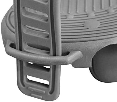SBD's Life Fitness Stationary Bikes Long Gray Pedal Straps | Heavy Duty, Fits on Most Life Fitness Models (2" W x 12-1/2" L) | Universal Replacement for Excersise Bike Bicycle Cycle Home Gym
