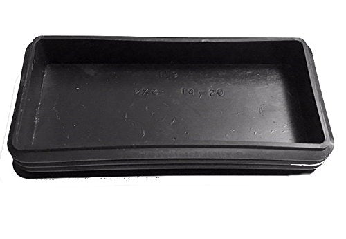 Snap In Rectangular Cap Plug 4 x 2 X 1/2 Inches | 14-20G | Polyethylen ...