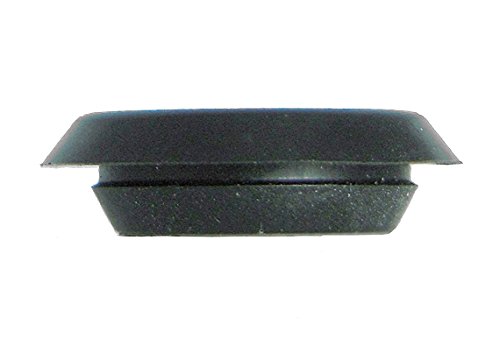 (25 PK) 1/4" (0.25 inch) Genuine CAPLUGS USA Make Flush Mount Black Plastic Body and Sheet Metal Hole Plugs.