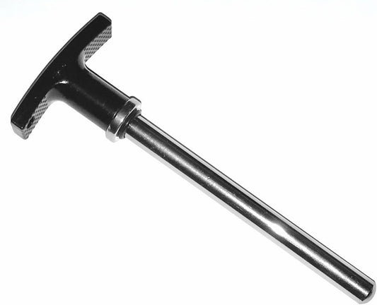 Magnetic Steel Pin, Tensile - 3/8" Dia Shaft 2-1/2" Locking Space - w/ Deluxe Aluminum T Knob | Universal Weight Stack Pin | Detent Hitch Pin.
