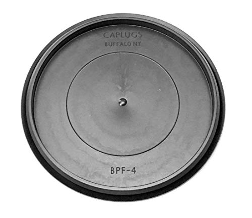 4" 4.0 inch Flush Mount Black Plastic Body and Sheet Metal Hole Plug Qty 1