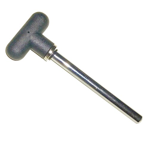 Magnetic Pin, Tensile (3/8" Diameter - 4-1/4" Locking Space) w/Black T Handle Knob- Universal Weight Stack Replacement SELECTOR Key | Detent Hitch Locking PINS