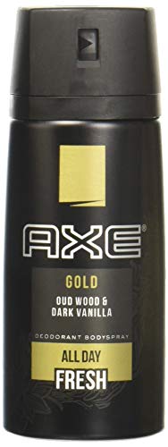 Gold Oud Wood & Dark Vanilla 48hr Fresh Deodorant Body Spray